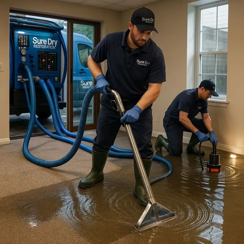 Water Extraction and Removal process in Sequatchie County, TN